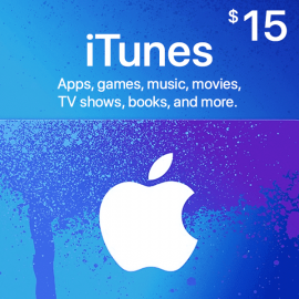iTunes - $15 (Gift Card) USA