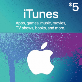 iTunes - $5 (Gift Card) USA