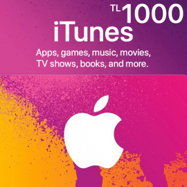 iTunes 1000 TRY (Gift Card) Turkey