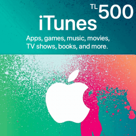 iTunes 500 TRY (Gift Card) Turkey